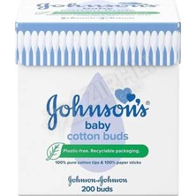 4 Adet Johnson's Baby Kulak Çubuğu 200 Lü