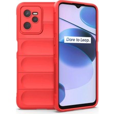 Mey Ithalat®  Realme C35 Kılıf Optimum Silikon - Kırmızı