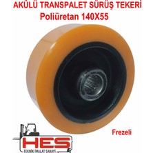 Elektrikli Transpalet  Sürüş Tekerleği  140X55  (Frezeli)