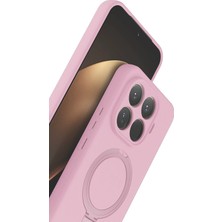 Mey Ithalat®   Mi 15T Pro Regal Magsafe Standlı Kapak - Açık Pembe