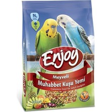2 Adet Enjoy Muhabbet Kuşu Meyveli 400 gr