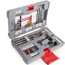Bosch  2608P00233 Premium X-Line 49 Parça Matkap ve Vidalama Seti Uzun Ömürlü Tasarım ve Metal Ahşap Beton Uyumlu