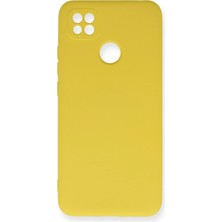 Mey Ithalat®   Redmi 9c Kılıf Nano Içi Kadife Silikon - Sarı