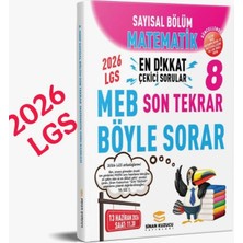 Sinan Kuzucu Yayınları 2026 Lgs Sayısal Bölüm Son Tekrar Matematik Soru Bankası