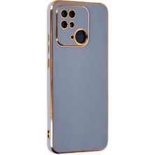 Mey Ithalat®   Redmi 10C Kılıf Volet Silikon - Mavi