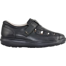 Dr.comfort DR.7100 Rocker Bottom Erkek Ortopedik Sandalet – El Yapımı Vejetal Deri, Anatomik Taban, Diyabetik Uyumlu