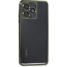 Mey Ithalat®  Realme C53 Kılıf  Lensli Silikon - Yeşil