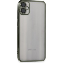 Mey Ithalat®  Samsung Galaxy A05 Kılıf  Lensli Silikon - Yeşil