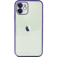 Mey Ithalat®   Iphone 11 Kılıf  Lensli Silikon - Mor