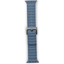 Mey Ithalat®   Watch 42MM Magnus Mıknatıslı Silikon Kordon - Mavi
