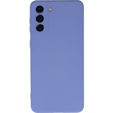 Mey Ithalat®  Samsung Galaxy S21 Plus Kılıf Nano Içi Kadife Silikon - Lila