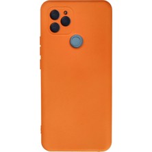 Mey Ithalat®  General Mobile Gm 21 Kılıf Nano Içi Kadife Silikon - Turuncu
