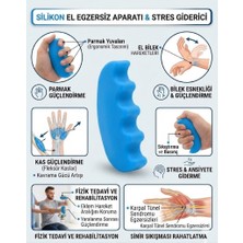Wellflex Silikon Stres Aparatı El Egzersiz Güçlendirici Fizik Tedavi El Bilek Parmak Güçlendirme Elliği