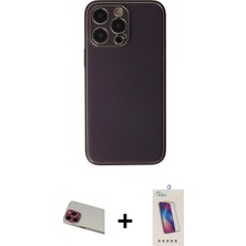 İlk El Grup Pilelistore™ iPhone 13 Pro Max Kılıf Yadigar Klasik - Siyah Joko 5d Cam + Rainbow Kamera Lens Koruma Cam - Kı