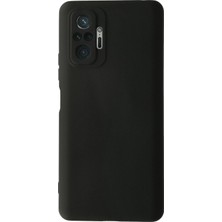 Mey Ithalat®   Redmi Note 10 Pro Kılıf Nano Içi Kadife Silikon - Siyah