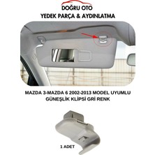 Doğru Oto Mazda 3-6 Güneşlik Tutucu Klips Mandal 2002-2013