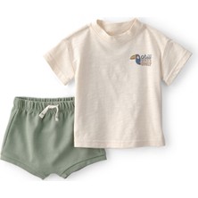 Carter's Erkek Bebek Alt Üst Set 3 Ay-24 Ay Bej