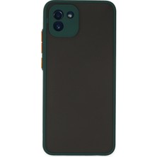 Mey Ithalat®  Samsung Galaxy A03 Kılıf Montreal Silikon Kapak - Yeşil