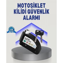 Marsilyan Disk Fren Kilidi Alarmlı Anti Hırsızlık Motosiklet Scooter Bisiklet