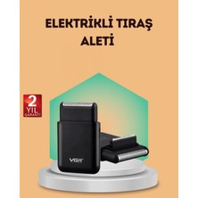Marsilyan Çift Başlıklı Elektrikli Tıraş Makinesi | Suya Dayanıklı Hafif ve Ergonomik