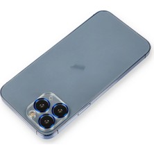 Mey Ithalat®   Iphone 11 Pro Max Metal Kamera Lens Koruma Cam - Mavi
