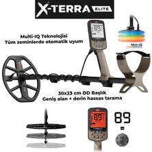 Minelab X-Terra Elıte Izmit Dedektör Multi-Iq Su Geçirmez Metal Altın Define Arama Dedektörü