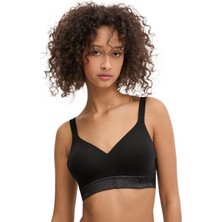 Calvin Klein Kadın Siyah Bralet Sütyen LV00QF8870
