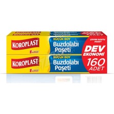 2 Adet Koroplast Buzdolabı Poşeti Küçük Dev Ekonomi 160 Lı