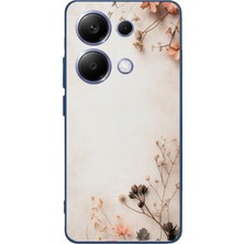 Le Balvo Poco X7 Pro Uyumlu Kuru Dallar Baskılı Silikon Kılıf