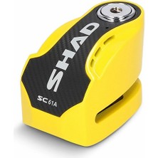 Shad Disk Kilidi Alarmlı 6 mm Sarı 120DB