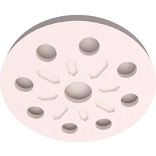 Motifpiyer Hazır Spotlu Tavan Paneli Matris Serisi Modern LED Uyumlu Tavan Göbeği/Radius