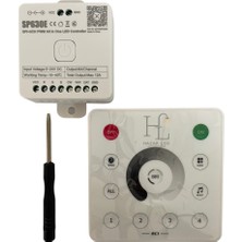 Hazar Led SP630E Tek Renk Pixel Şerit LED Kontrol Duvar Tipi Kontrol Cihazı 12-24 Volt