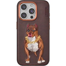 Mey Ithalat®   Iphone 14 Pro Max Perma Desenli Kapak - Kahverengi