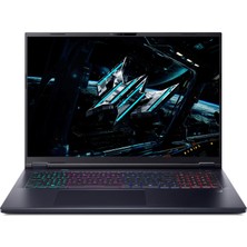 Acer Predator PHN18-72 NH.QVMEY.002A007 Ultra9 275HX 64GB 1tbssd RTX5070TI 18'' Wqxga Freedos Taşınabilir Bilgisayar