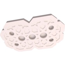Motifpiyer Hazır Spotlu Tavan Paneli Matrix Serisi-Modern LED Uyumlu Tavan Göbeği/Vira