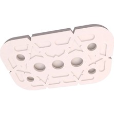 Motifpiyer Hazır Spotlu Tavan Paneli Matrix Serisi-Modern LED Uyumlu Tavan Göbeği/Vira