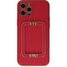 Mey Ithalat®   Iphone 12 Pro Max Kılıf Coco Elit Kapak - Kırmızı