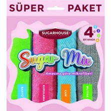 Sugar House Sugar Mix Mikrofiber Temizlik Bezi 4' Lü