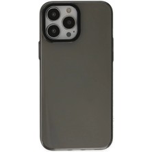 Mey Ithalat®   Iphone 14 Pro Kılıf Anka Pc Sert Metal Kapak - Siyah