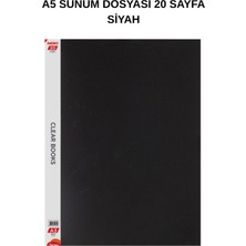 Noki A5 Sunum Dosyası 20 Yaprak Siyah