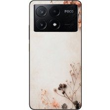 Le Balvo Poco X6 Pro Uyumlu Kuru Dallar Baskılı Silikon Kılıf