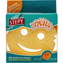 4 Adet Stepy Hobby Sünger Gülen Yüz Tekli