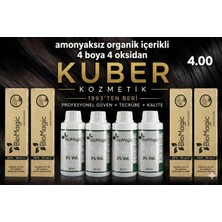 4.00 Kahve Biomagic Organik Saç Boyası 4 Boya+ 4 Oksidan