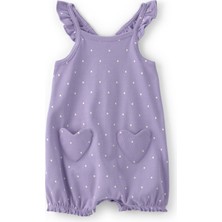 Carter's Kız Bebek Kısa Tulum 3 Ay-24 Ay Mor
