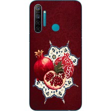 Le Balvo Realme 5i Uyumlu Nar Retro Baskılı Silikon Kılıf