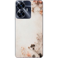 Le Balvo Realme C55 Uyumlu Kuru Dallar Baskılı Silikon Kılıf