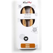 Fdmstar Knitpro | Basix | Ahşap | Sabit Misinali Sisler | Beech Fixed C.n | 150CM | 15.00MM | 35369 |