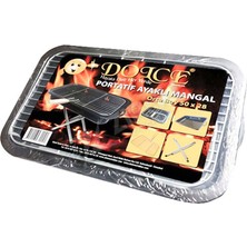 4 Adet Dolce Portatif Ayaklı Mangal Orta 54 cm