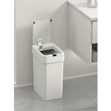 M3 Decorium 2 Adet Kalem Pille Çalışan Otomatik Kapaklı Slim Sensörlü Çöp Kovası - 9 Lt