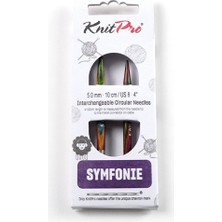 Fdmstar Knitpro| Symfonie | 5 mm | 8,5 cm | Değiştirilebilir Örgü Misina Şişi | W.special I.needles| 20426 |